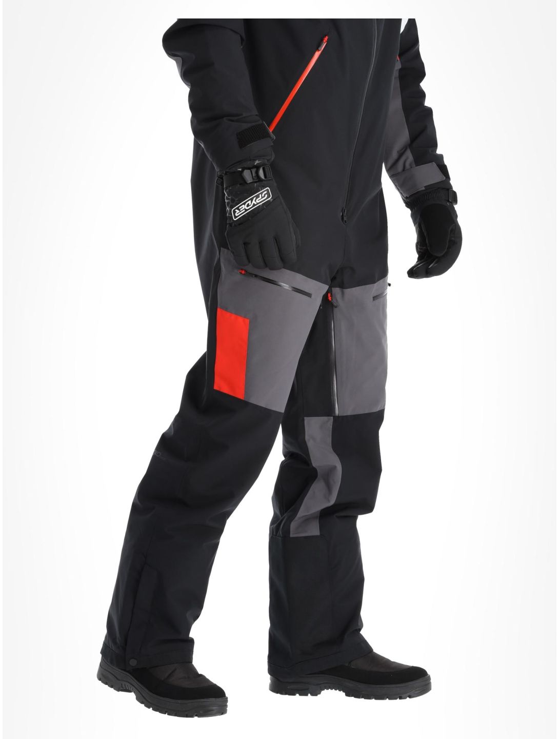 Spyder, Utility Snowsuit ski overall heren Black zwart 