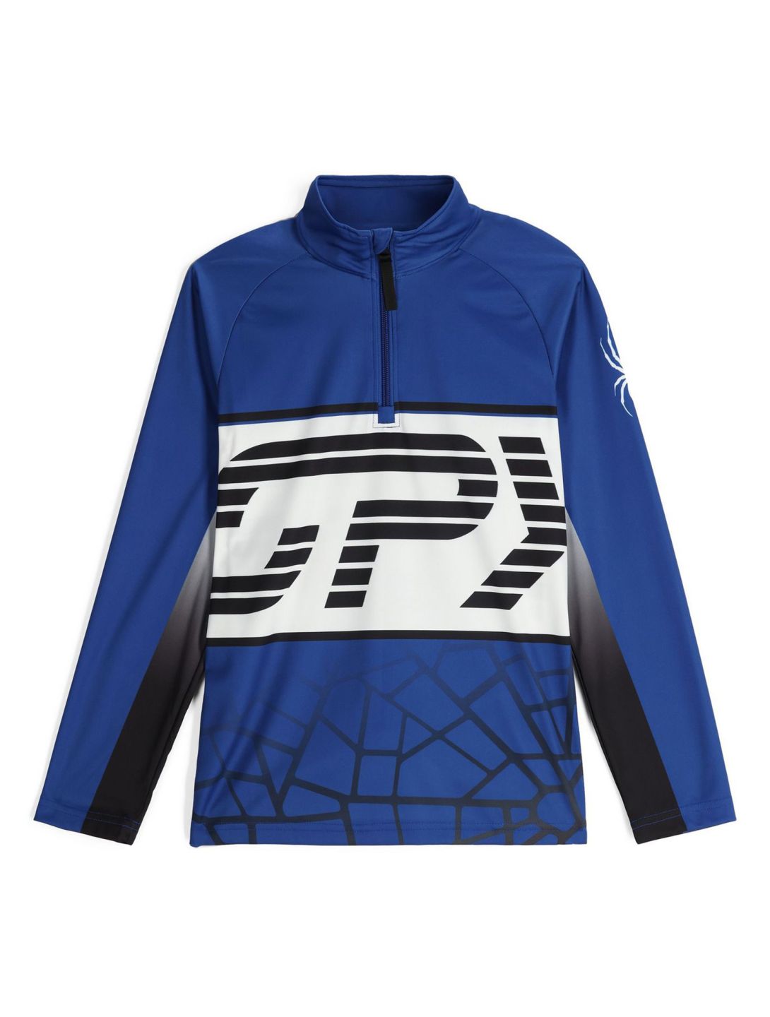 Spyder, Web 1/2 Zip skipully kinderen Electric Blue blauw 