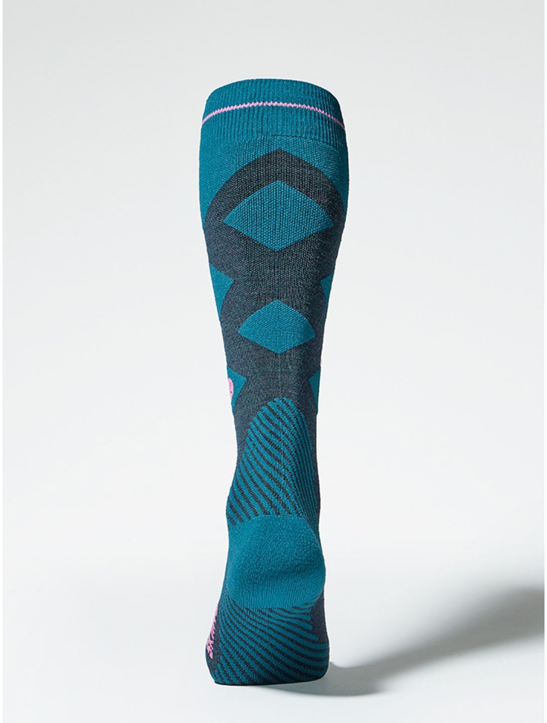 Stox, Merino Skiing compressiesokken dames Teal / Pink groen, roze 