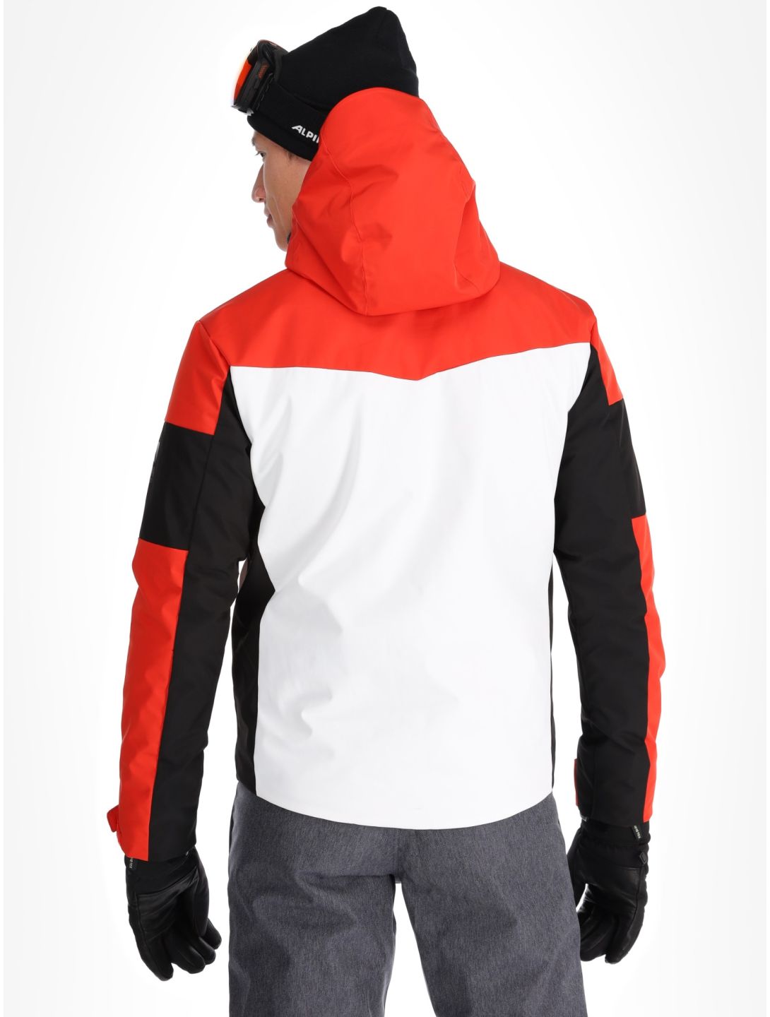 Sun Valley, Draggo ski-jas heren Blanc rood, wit 