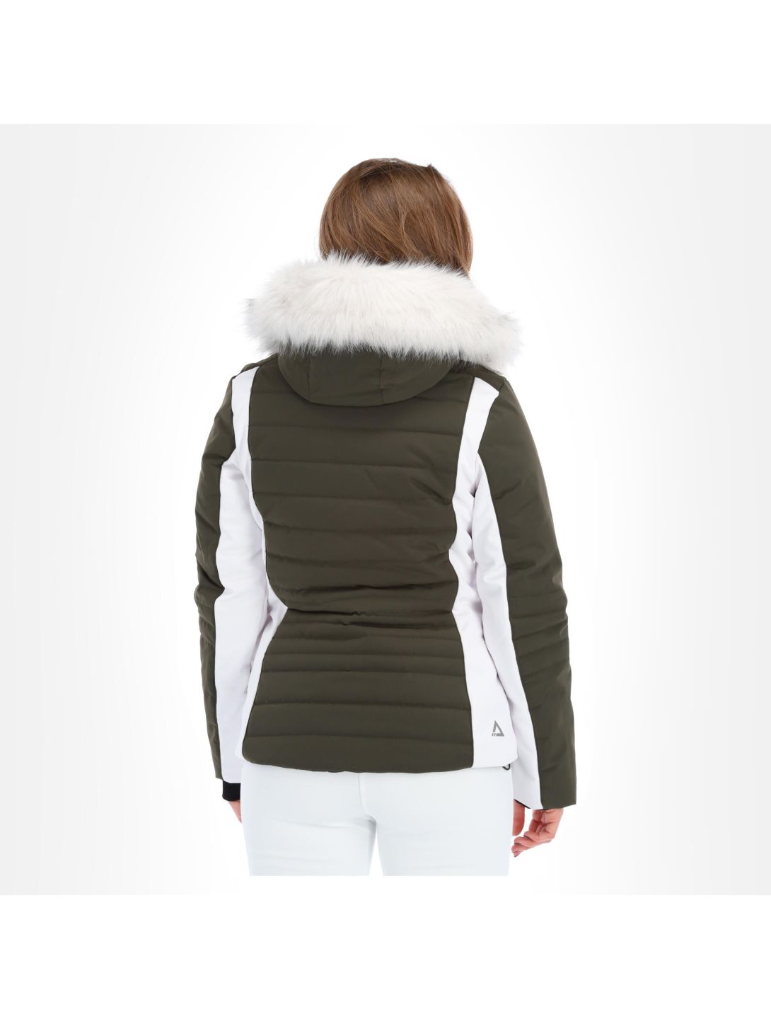 Sun Valley, Kelp ski-jas dames khaki Groen