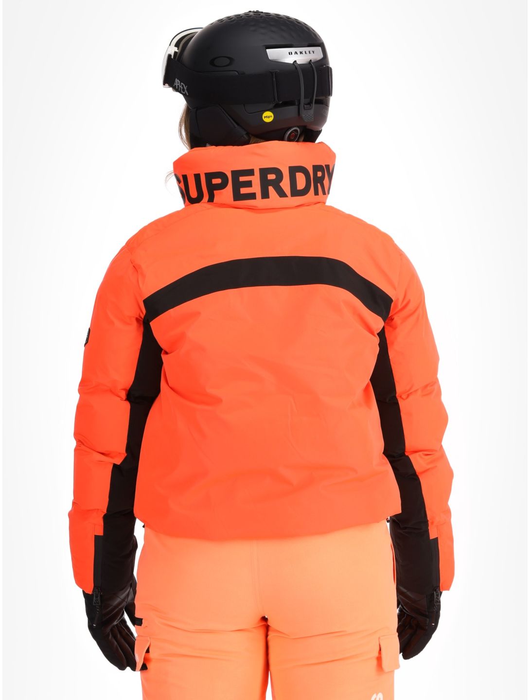 Superdry, Ski Slalom Puffer ski-jas dames Volcanic Coral roze 