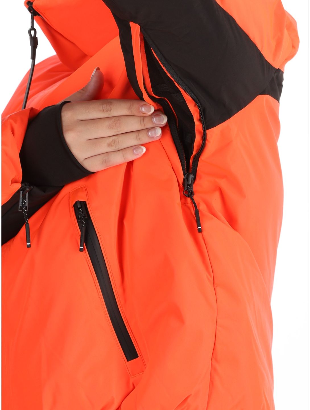 Superdry, Ski Slalom Puffer ski-jas dames Volcanic Coral roze 