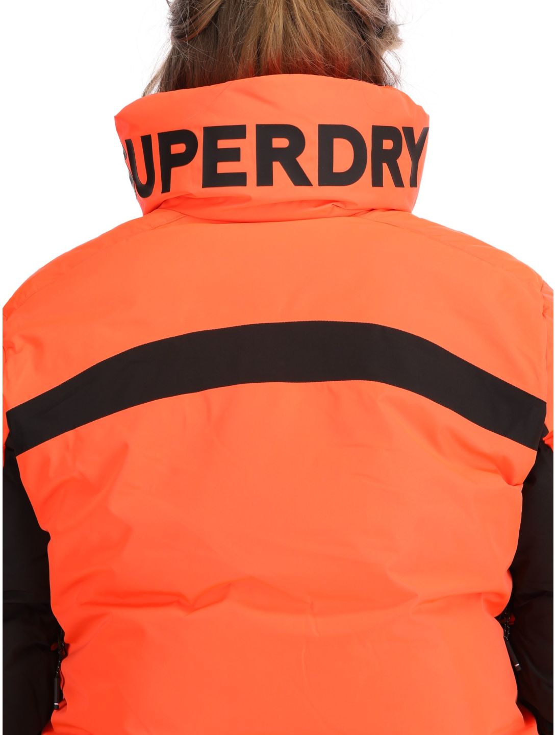 Superdry, Ski Slalom Puffer ski-jas dames Volcanic Coral roze 