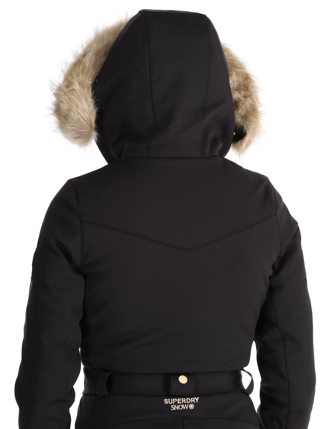 Superdry, Ski Suit ski overall dames Black zwart 