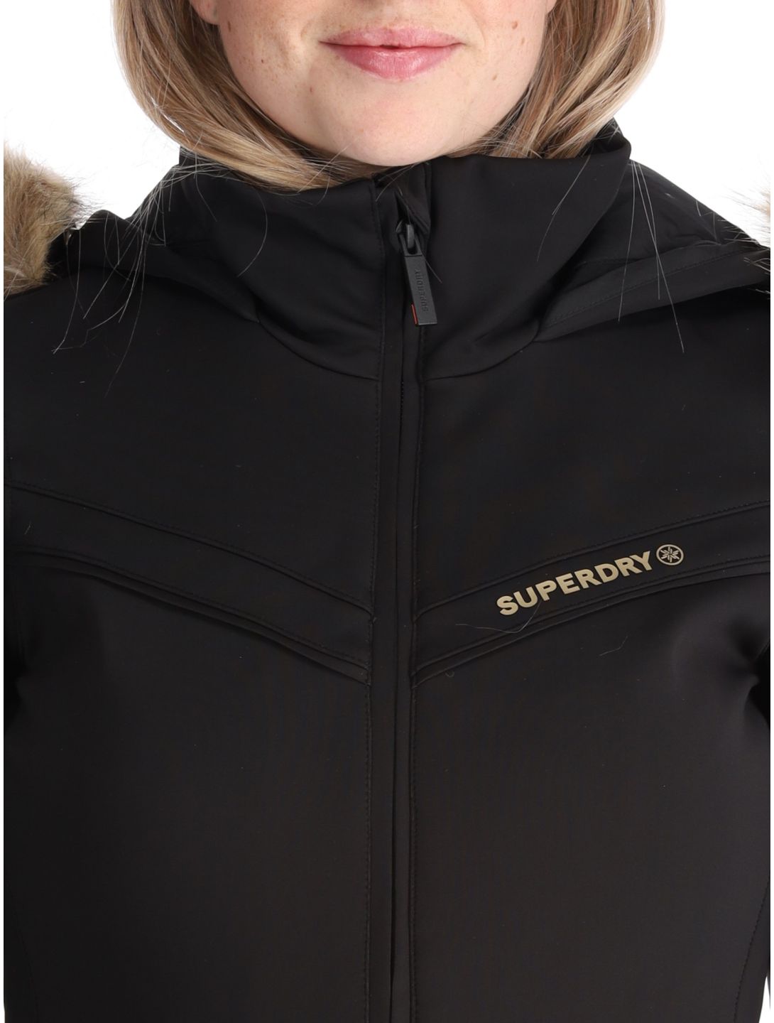 Superdry, Ski Suit ski overall dames Black zwart 