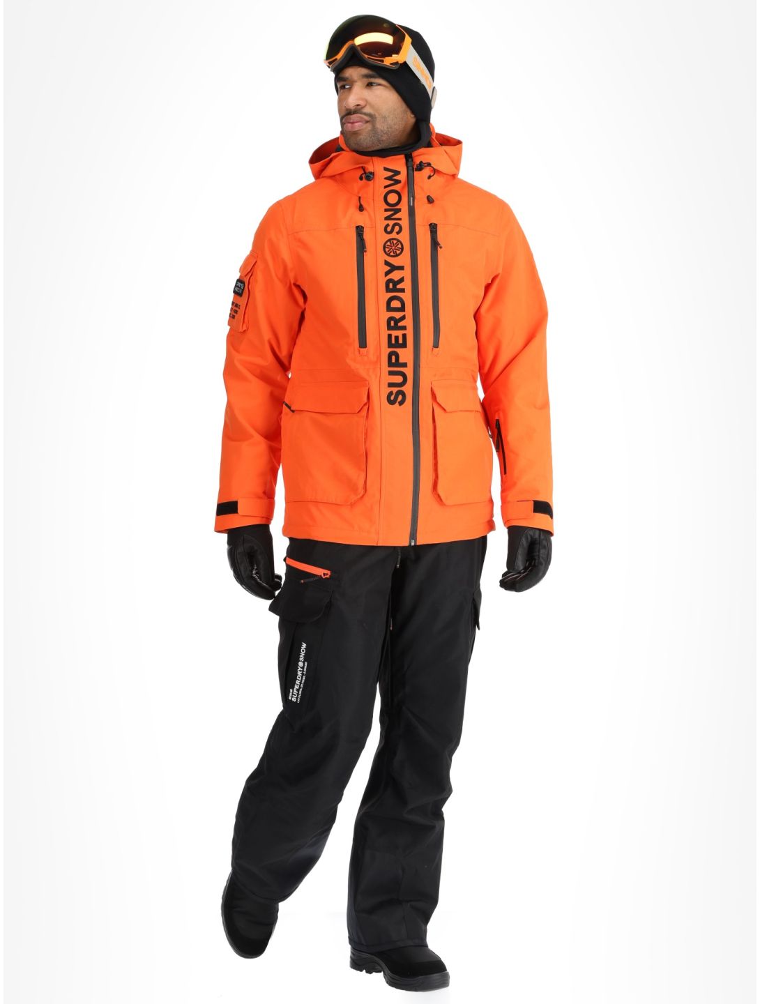 Superdry, Ski Ultimate Rescue ski-jas heren Flame Orange oranje 