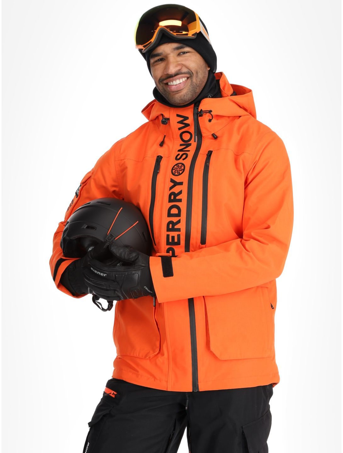 Superdry, Ski Ultimate Rescue ski-jas heren Flame Orange oranje 