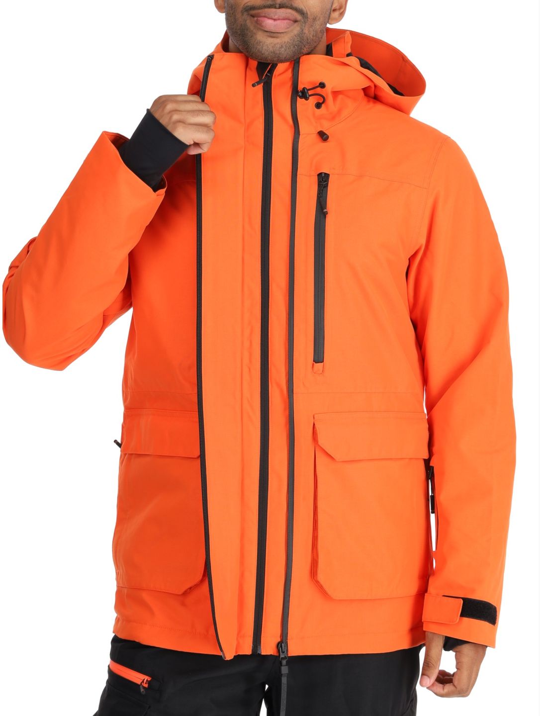 Superdry, Ski Ultimate Rescue ski-jas heren Flame Orange oranje 