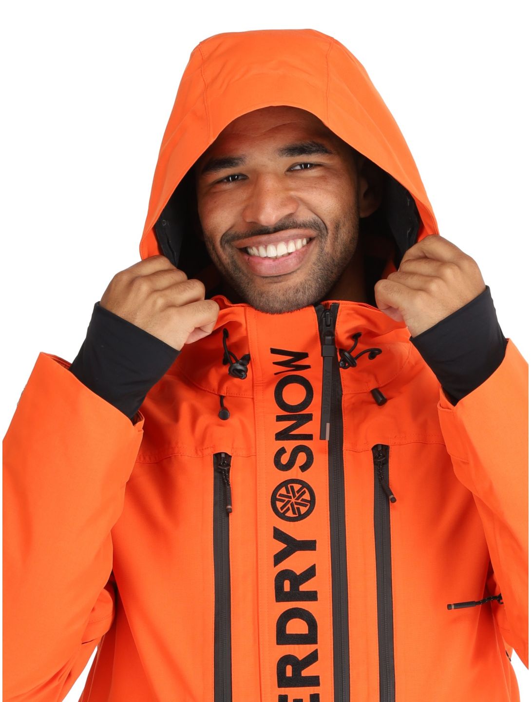 Superdry, Ski Ultimate Rescue ski-jas heren Flame Orange oranje 