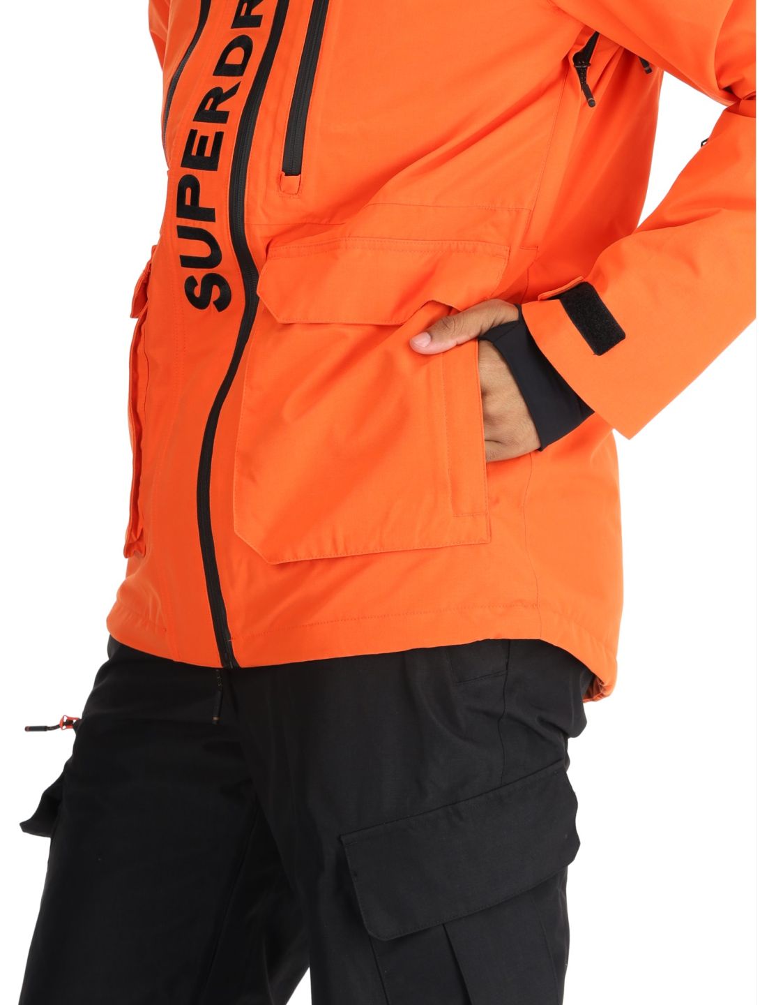 Superdry, Ski Ultimate Rescue ski-jas heren Flame Orange oranje 