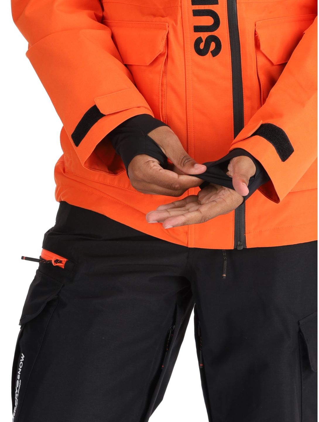 Superdry, Ski Ultimate Rescue ski-jas heren Flame Orange oranje 