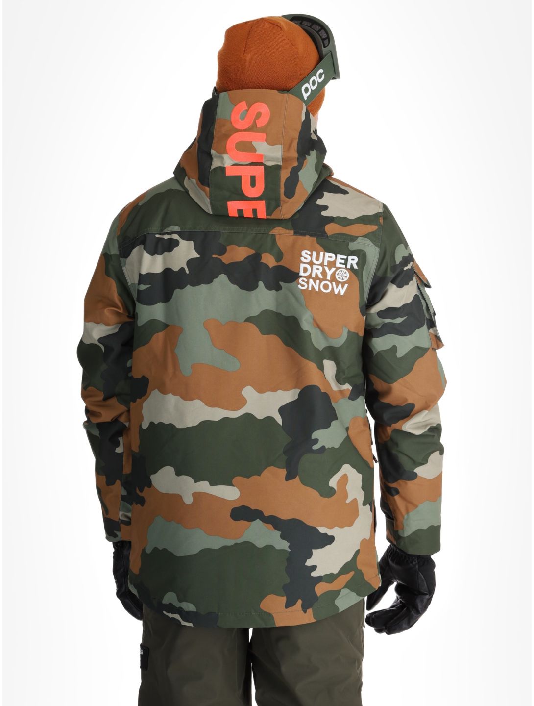 Superdry, Ski Ultimate Rescue ski-jas heren Troops Camo Green groen, multicolor 