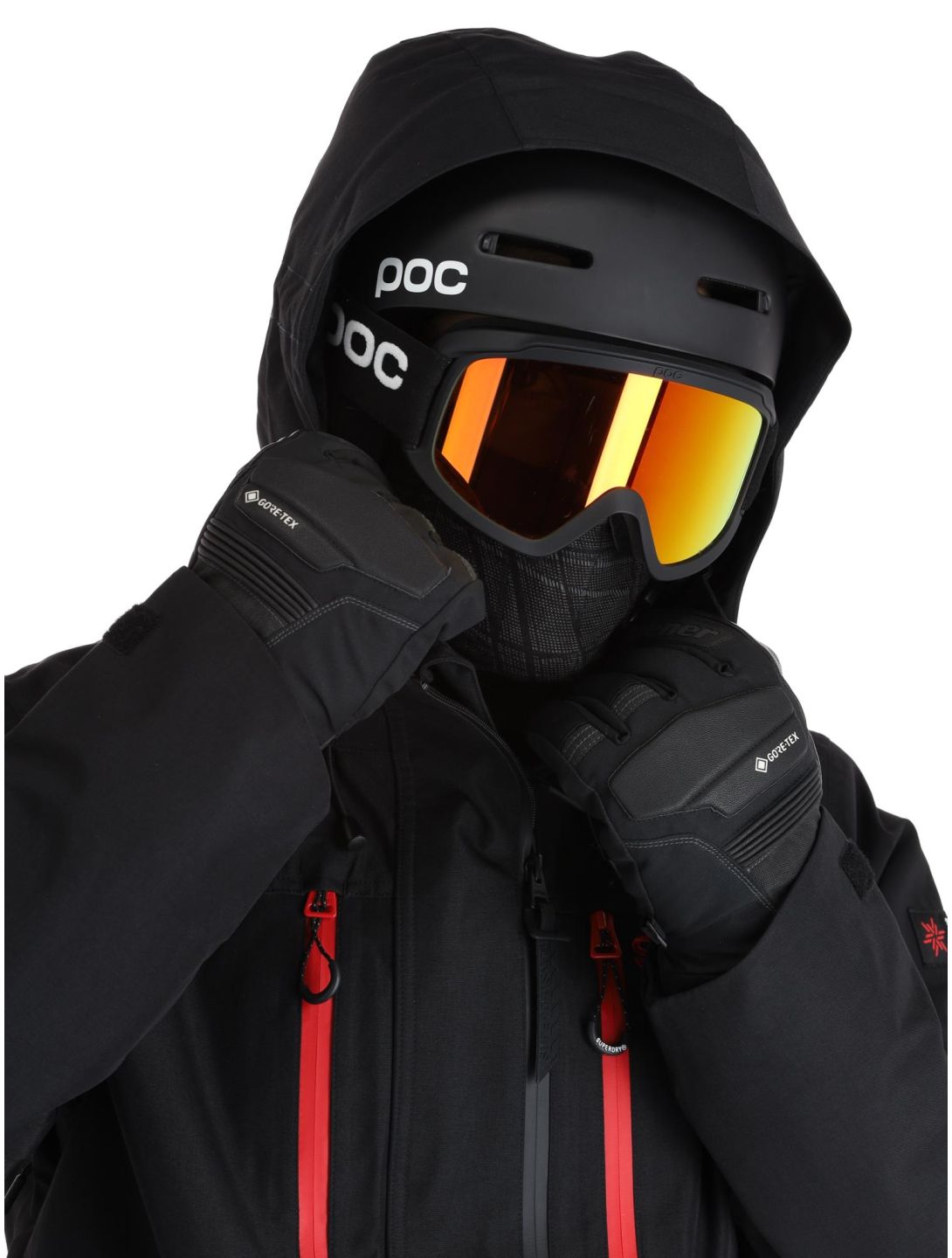 Superdry, Ski Ultimate Rescue ski-jas heren Black zwart 