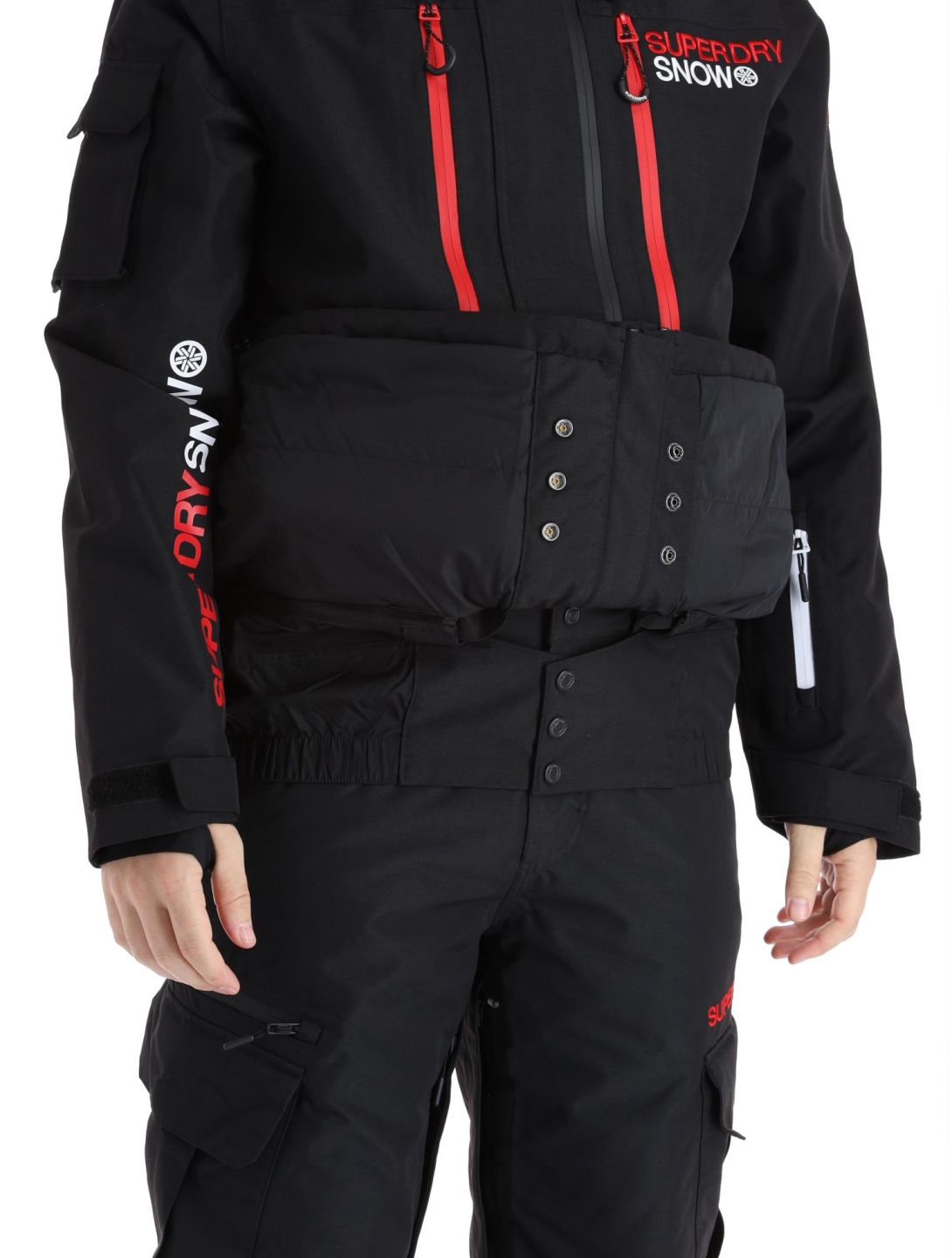 Superdry, Ski Ultimate Rescue ski-jas heren Black zwart 