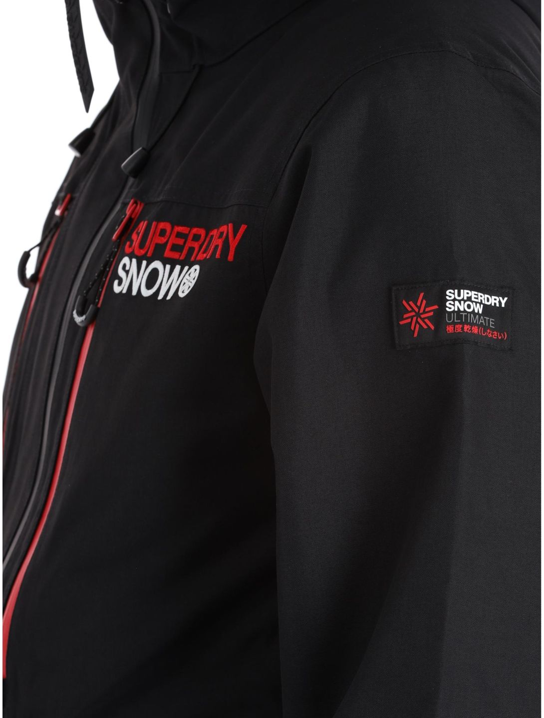 Superdry, Ski Ultimate Rescue ski-jas heren Black zwart 