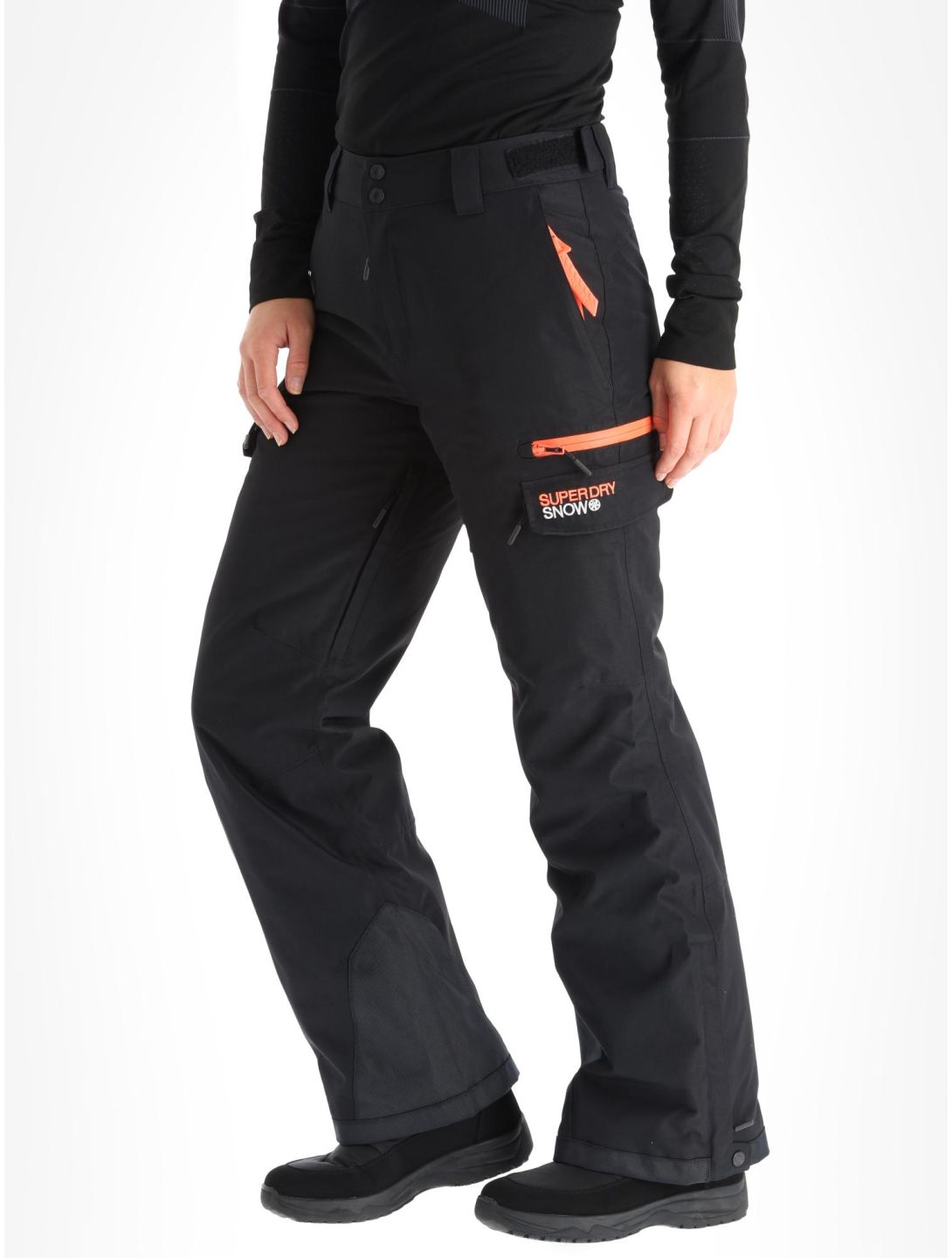 Superdry, Ski Ultimate Rescue skibroek dames Black zwart 