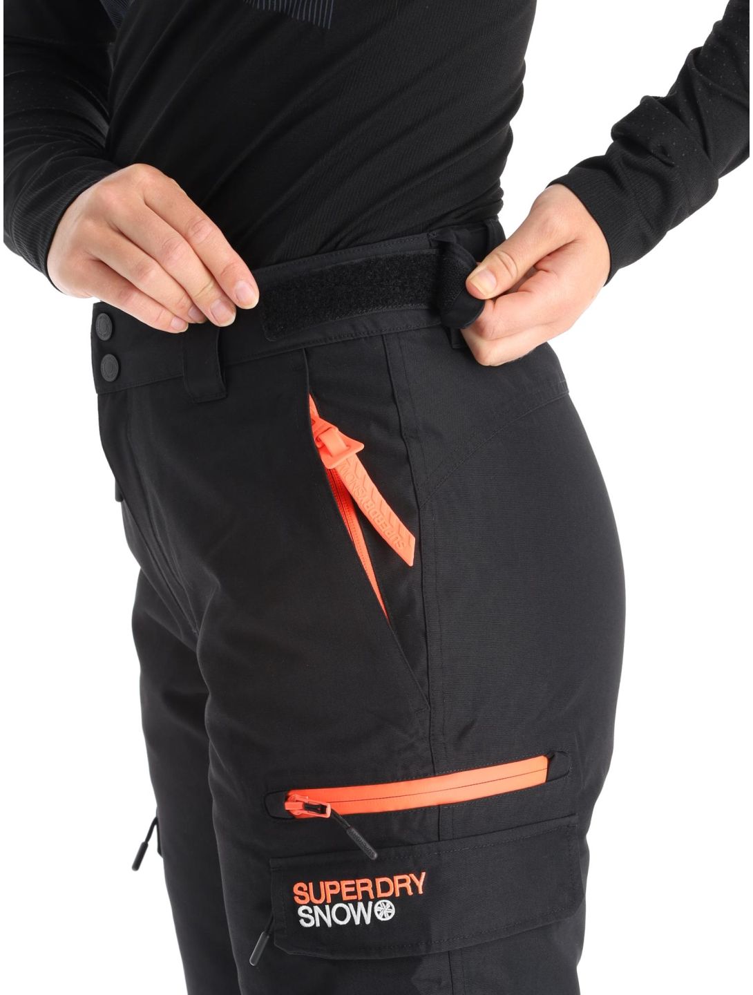 Superdry, Ski Ultimate Rescue skibroek dames Black zwart 