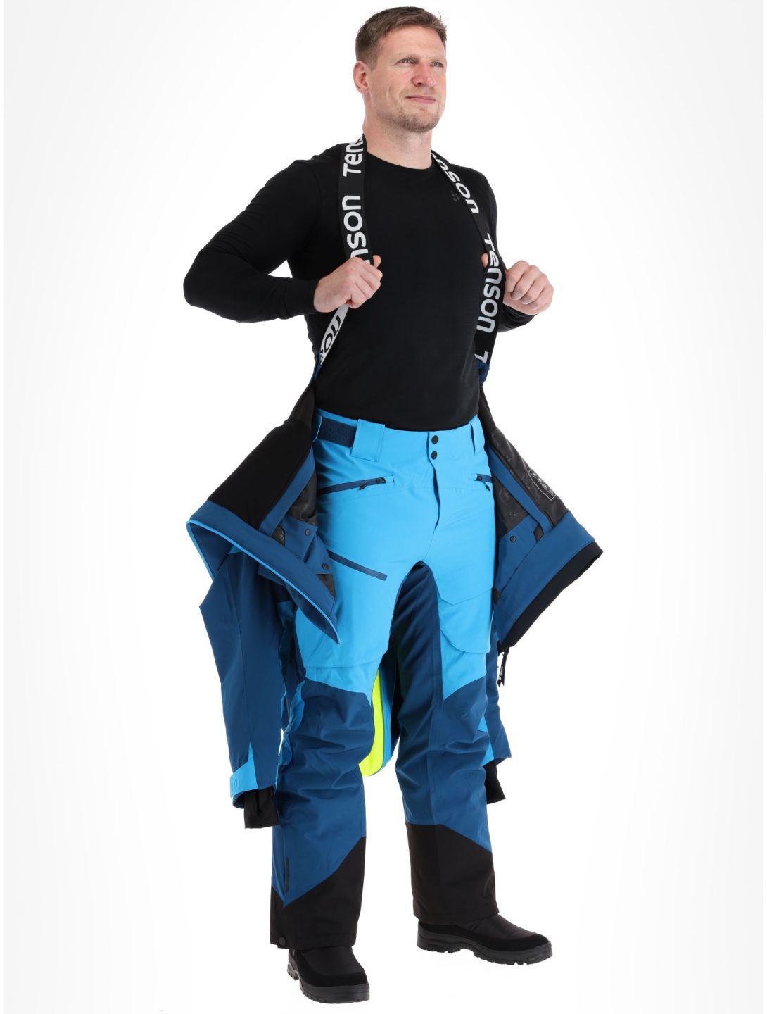 Tenson, Aerismo ski-jas heren Dark Petrol blauw 