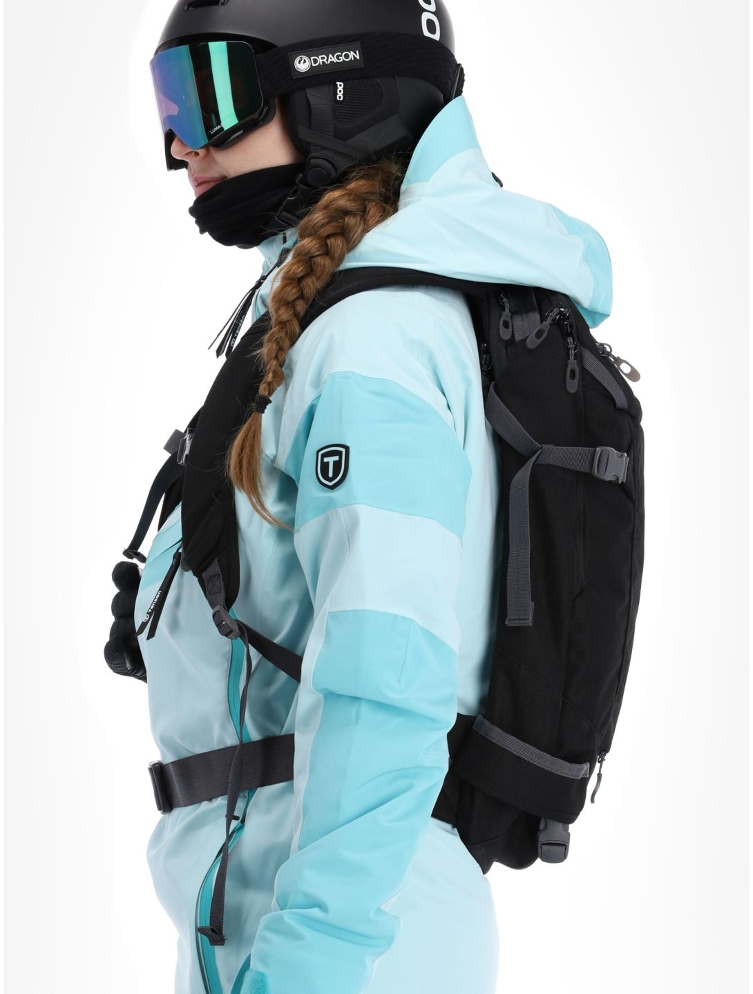 Tenson, Aerismo JackoRak ski-jas dames Light Turqoise Turquoise 