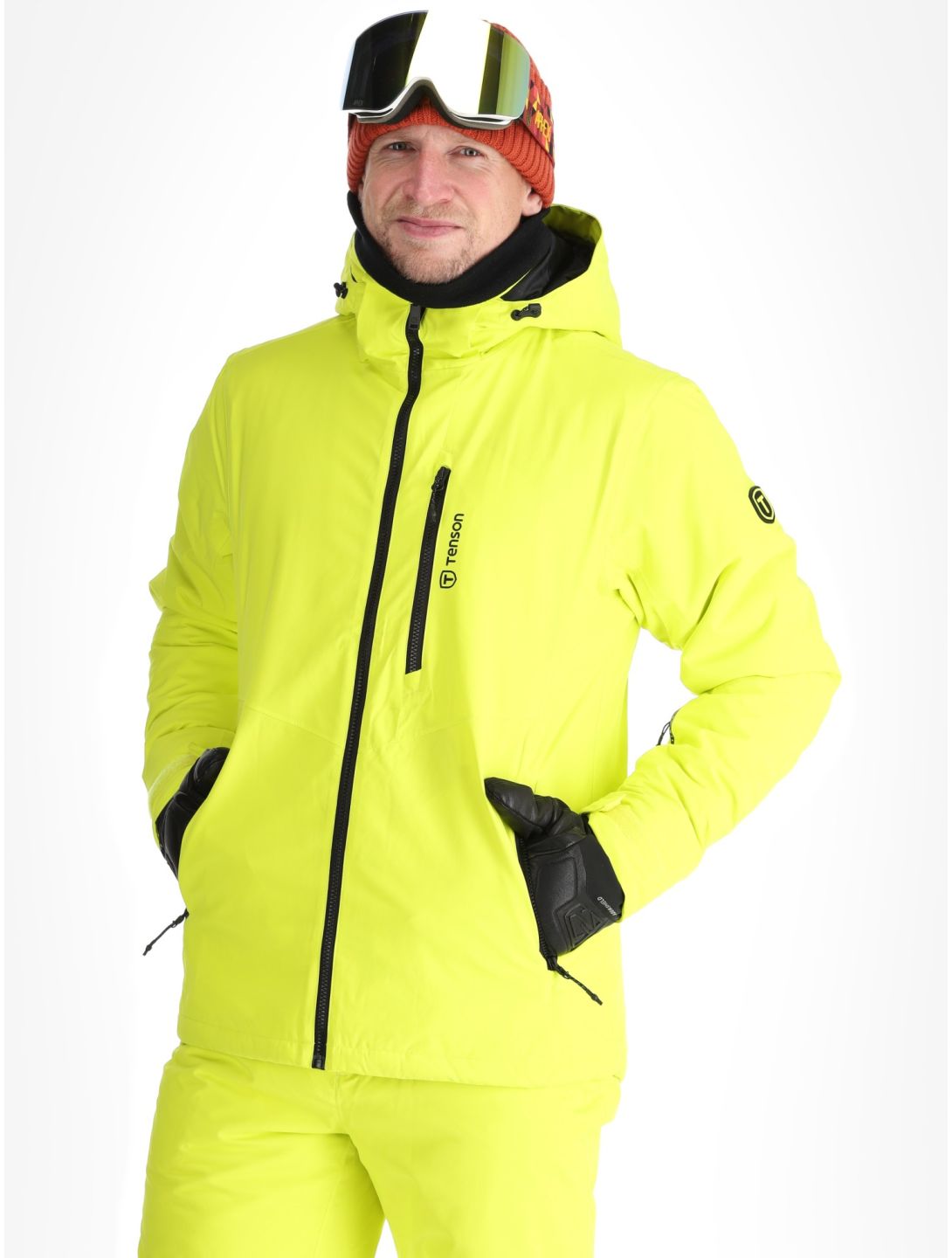 Tenson, Brendon Ski ski-jas heren Light Yellow geel 