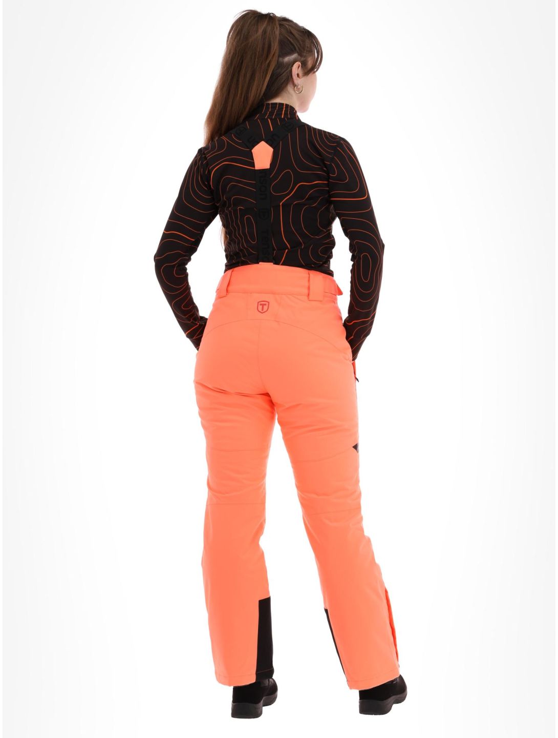 Tenson, Core Ski skibroek dames Coral Neon oranje 