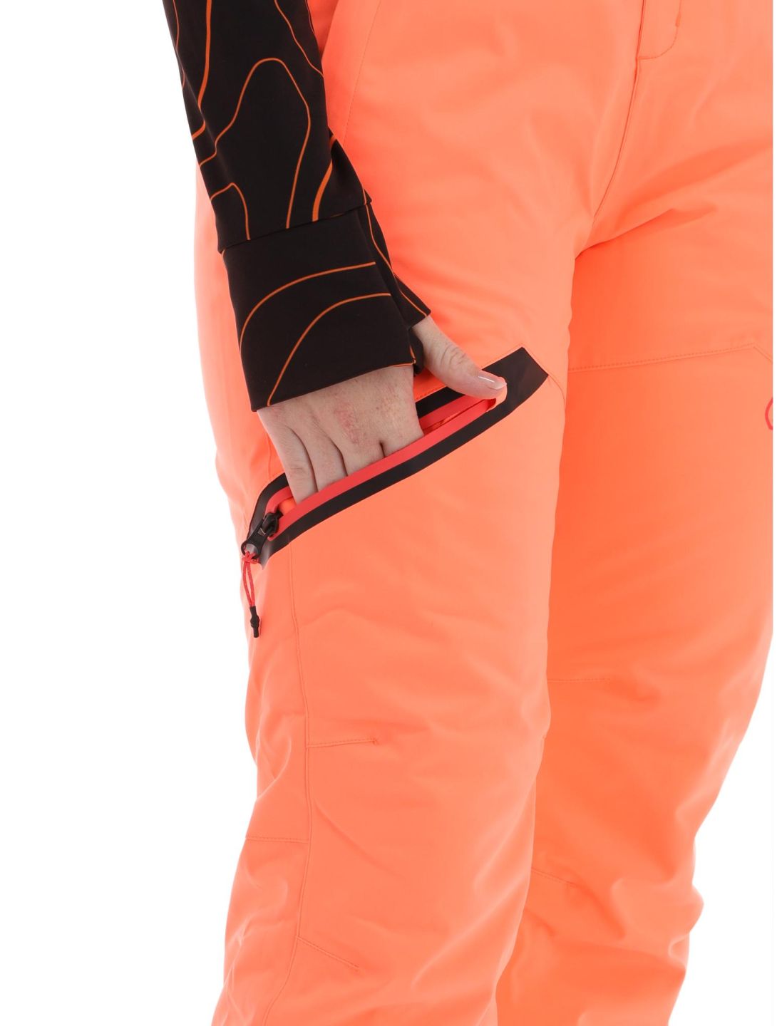 Tenson, Core Ski skibroek dames Coral Neon oranje 