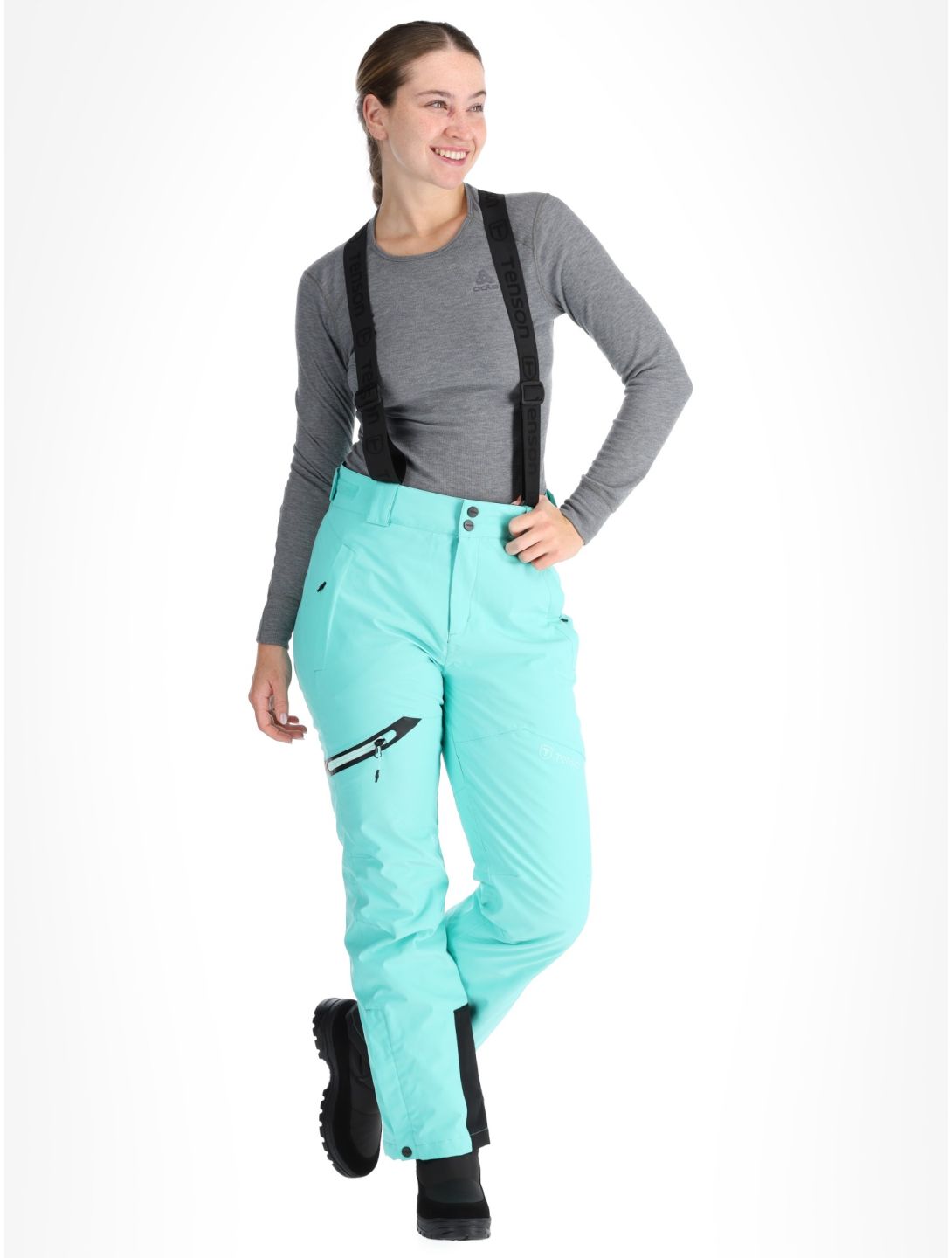 Tenson, Core Ski skibroek dames Light Turquoise groen 