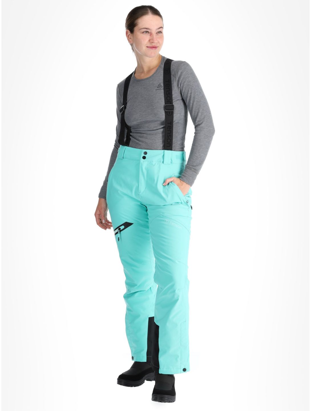 Tenson, Core Ski skibroek dames Light Turquoise groen 