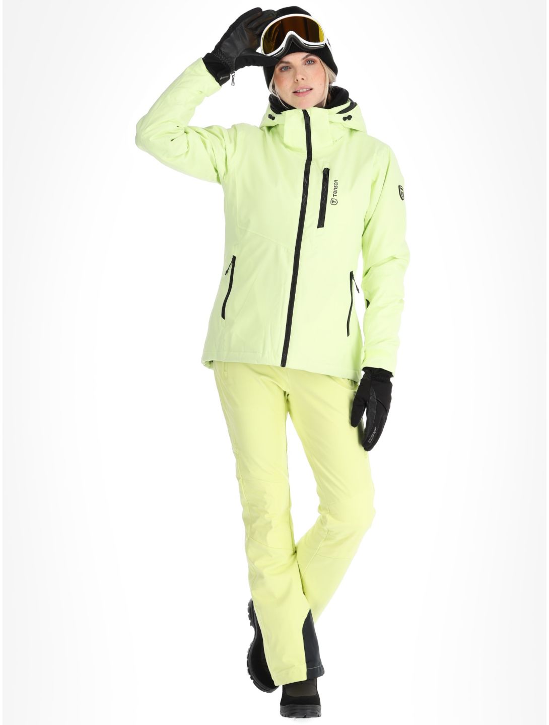 Tenson, Moa Ski ski-jas dames Light Green groen 