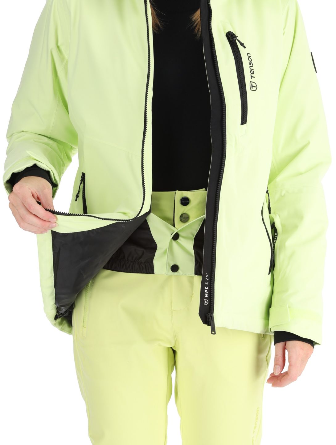 Tenson, Moa Ski ski-jas dames Light Green groen 