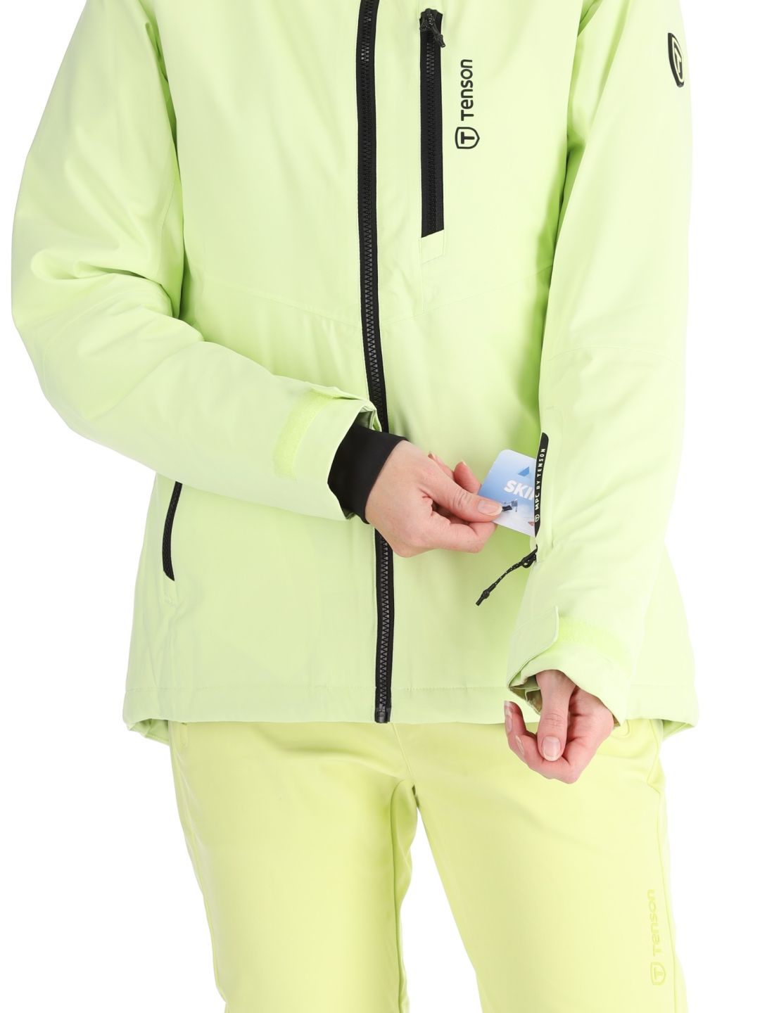 Tenson, Moa Ski ski-jas dames Light Green groen 