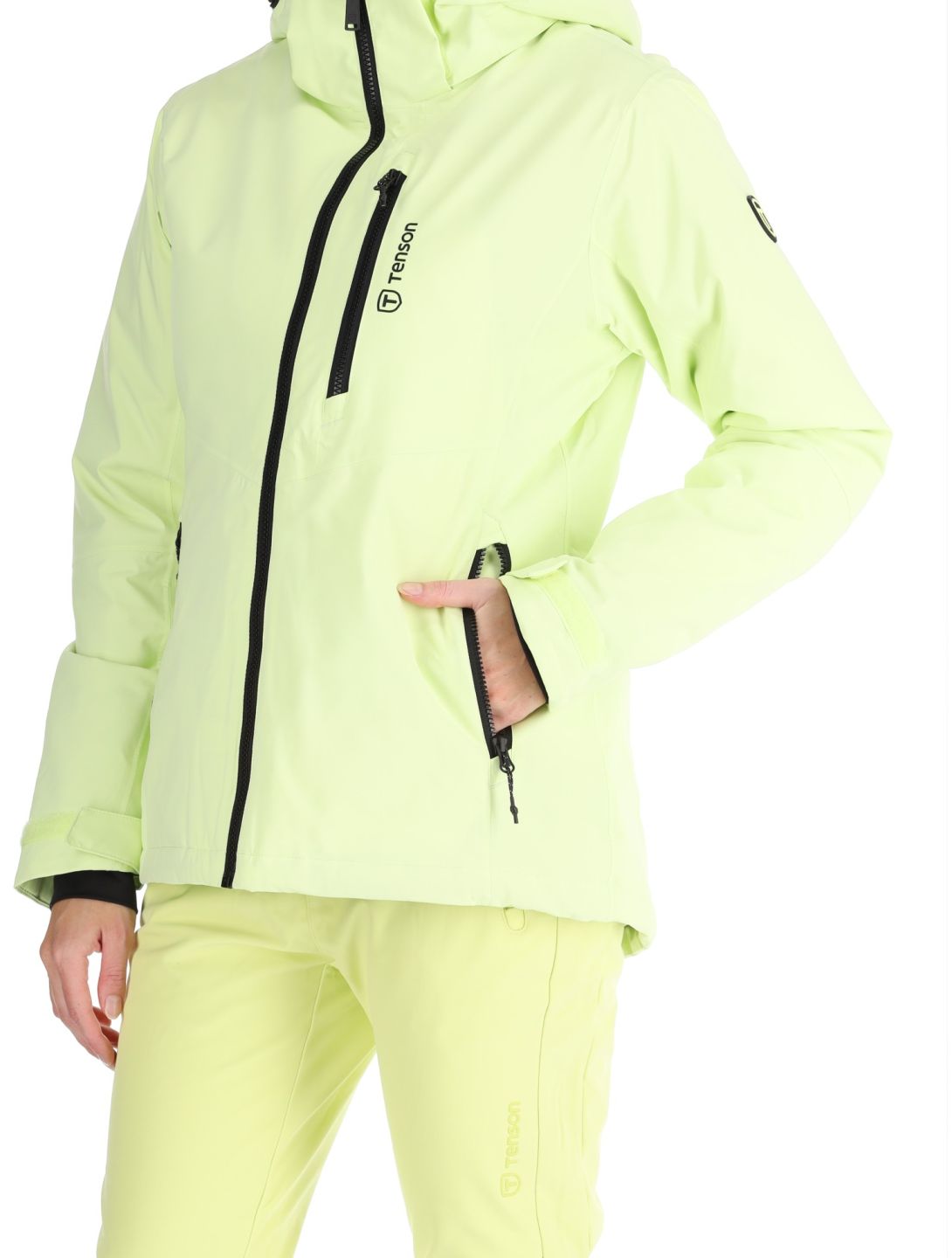 Tenson, Moa Ski ski-jas dames Light Green groen 