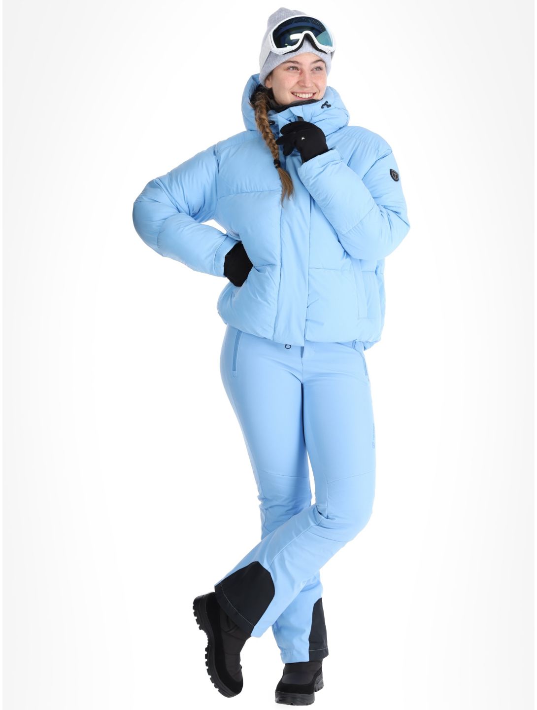 Tenson, Moon ski-jas dames Light Blue blauw 