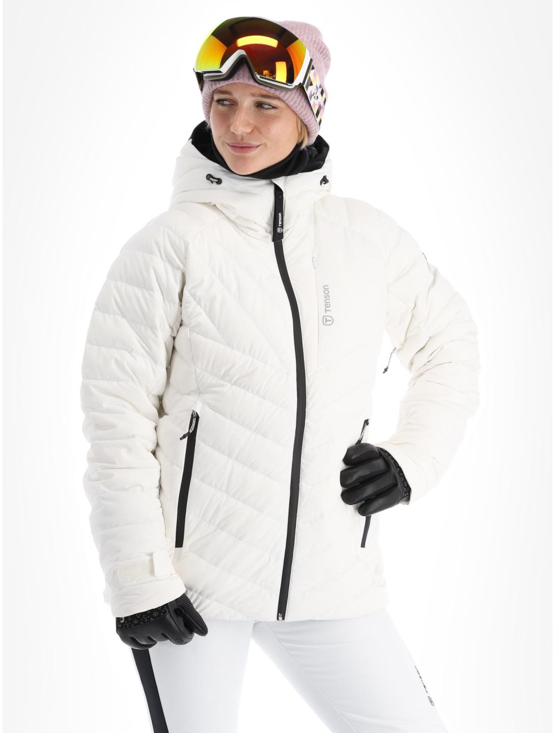 Tenson, Prime ski-jas dames Bright White wit 