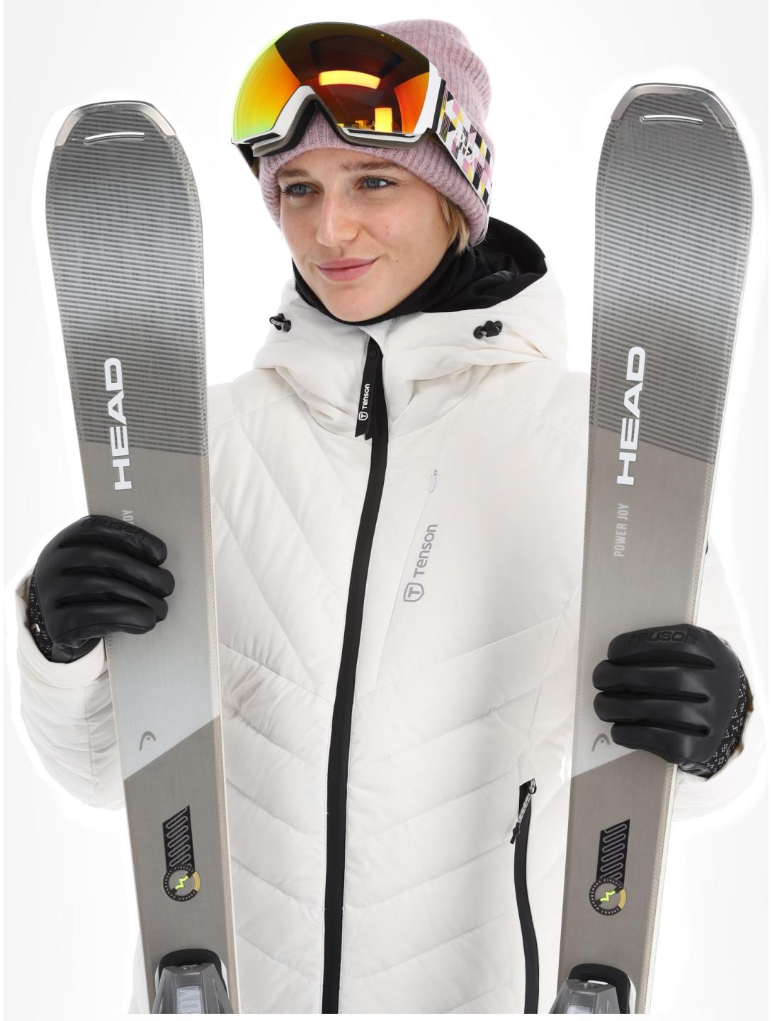 Tenson, Prime ski-jas dames Bright White wit 