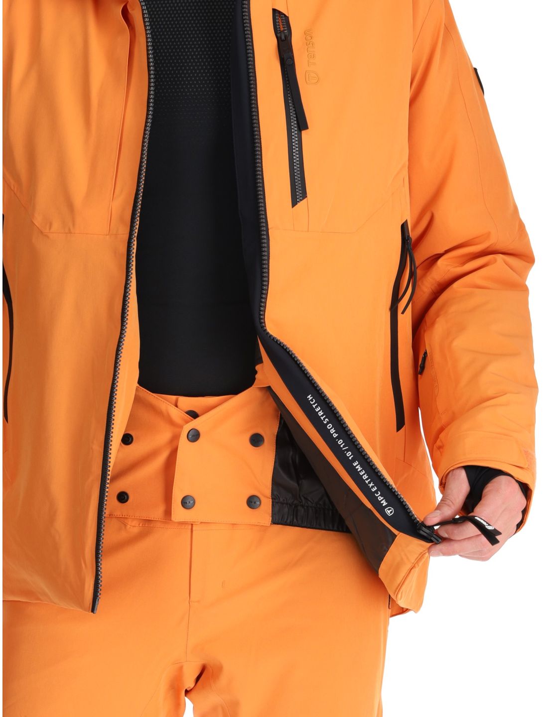 Tenson, Prime Pro ski-jas heren Dark Orange oranje 