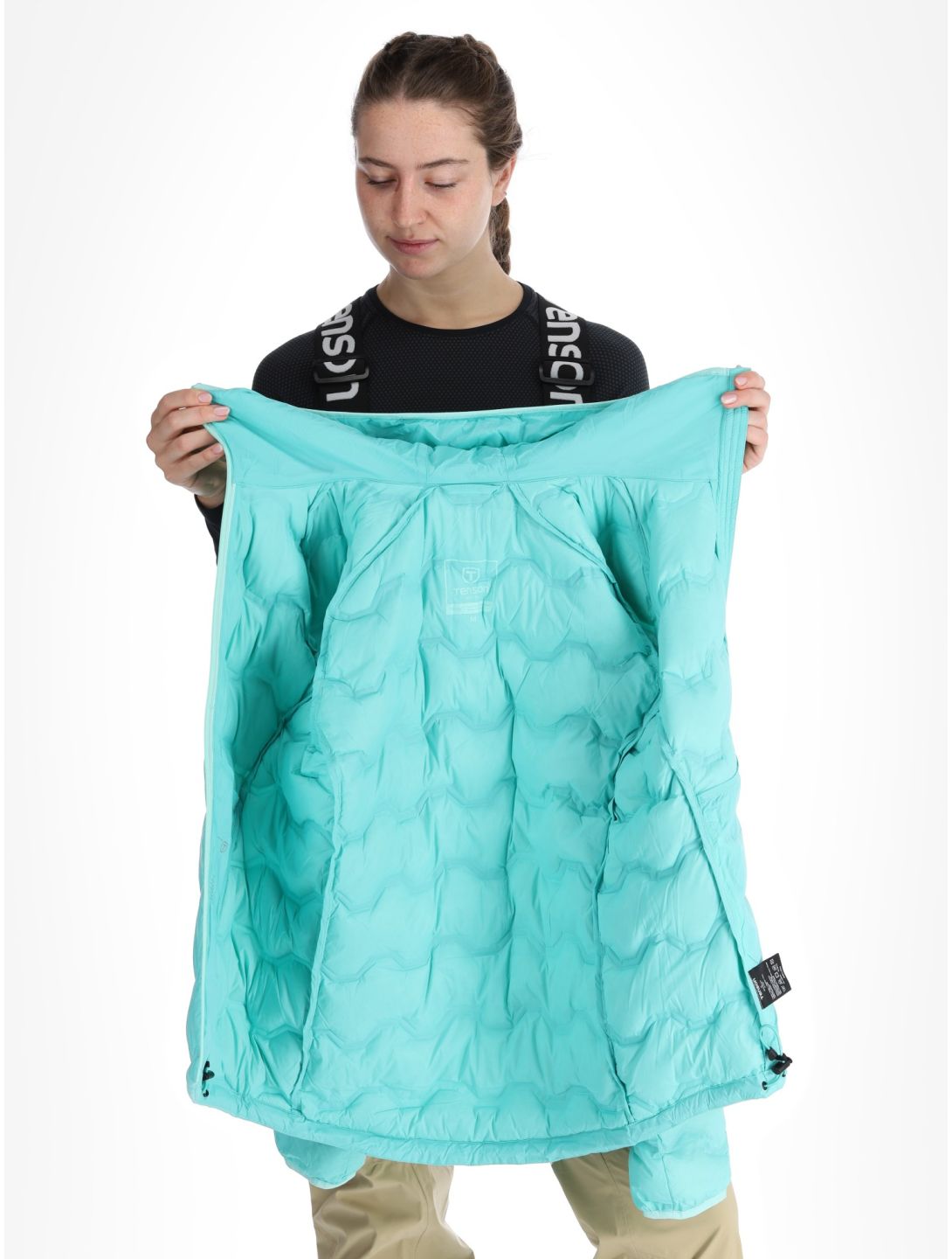 Tenson, Shibui Down donsjas dames Light Turquoise groen 