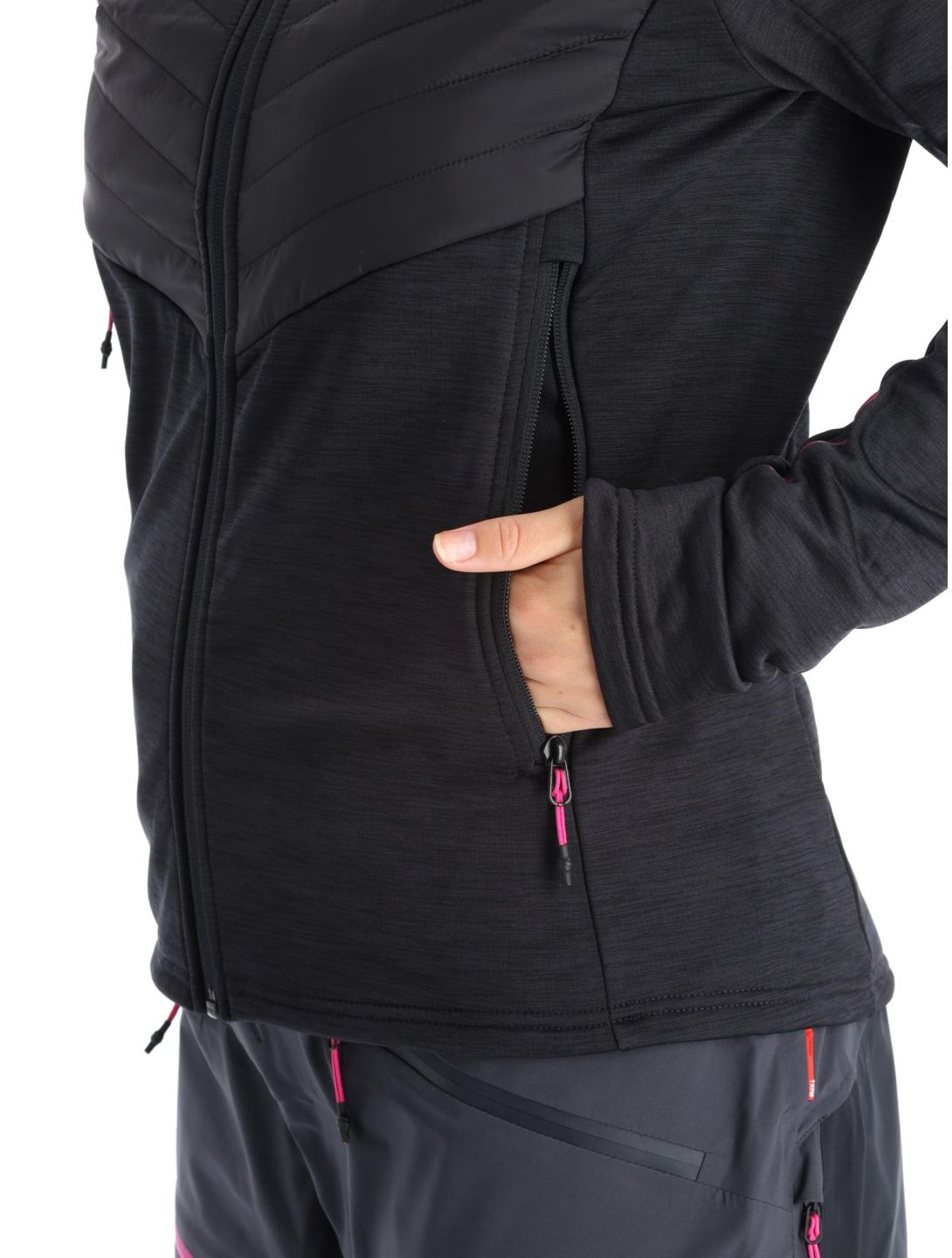 Tenson, Touring Midlayer vest dames Anthracite grijs 