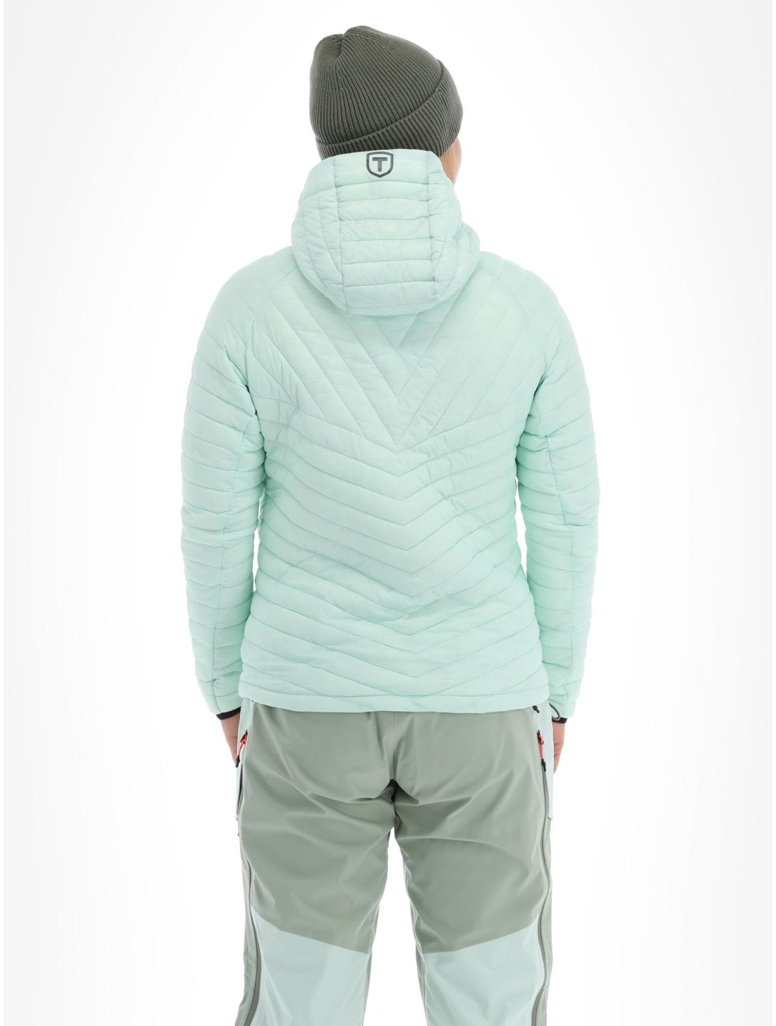 Tenson, Touring Puffer donsjas dames Light Green groen 