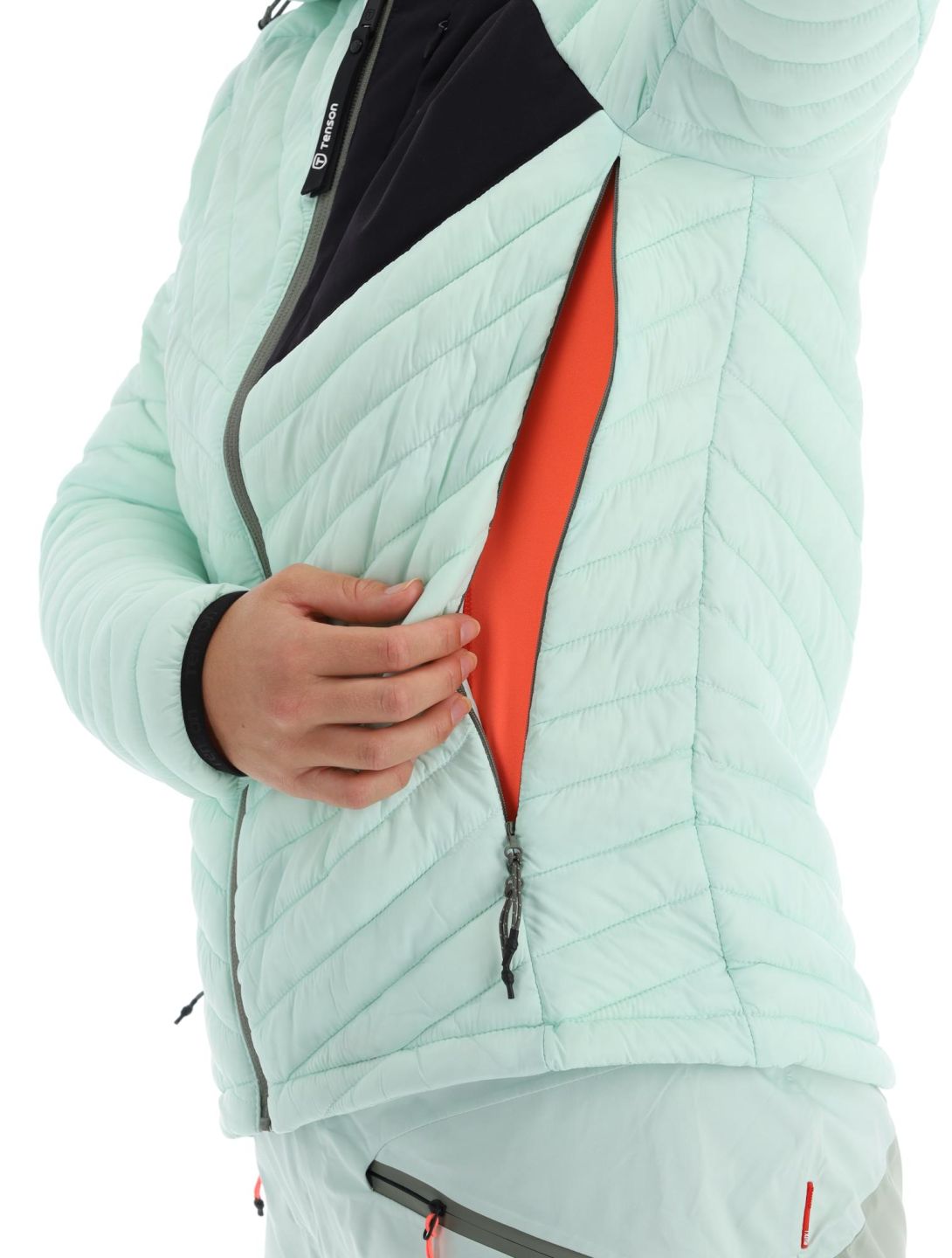 Tenson, Touring Puffer donsjas dames Light Green groen 