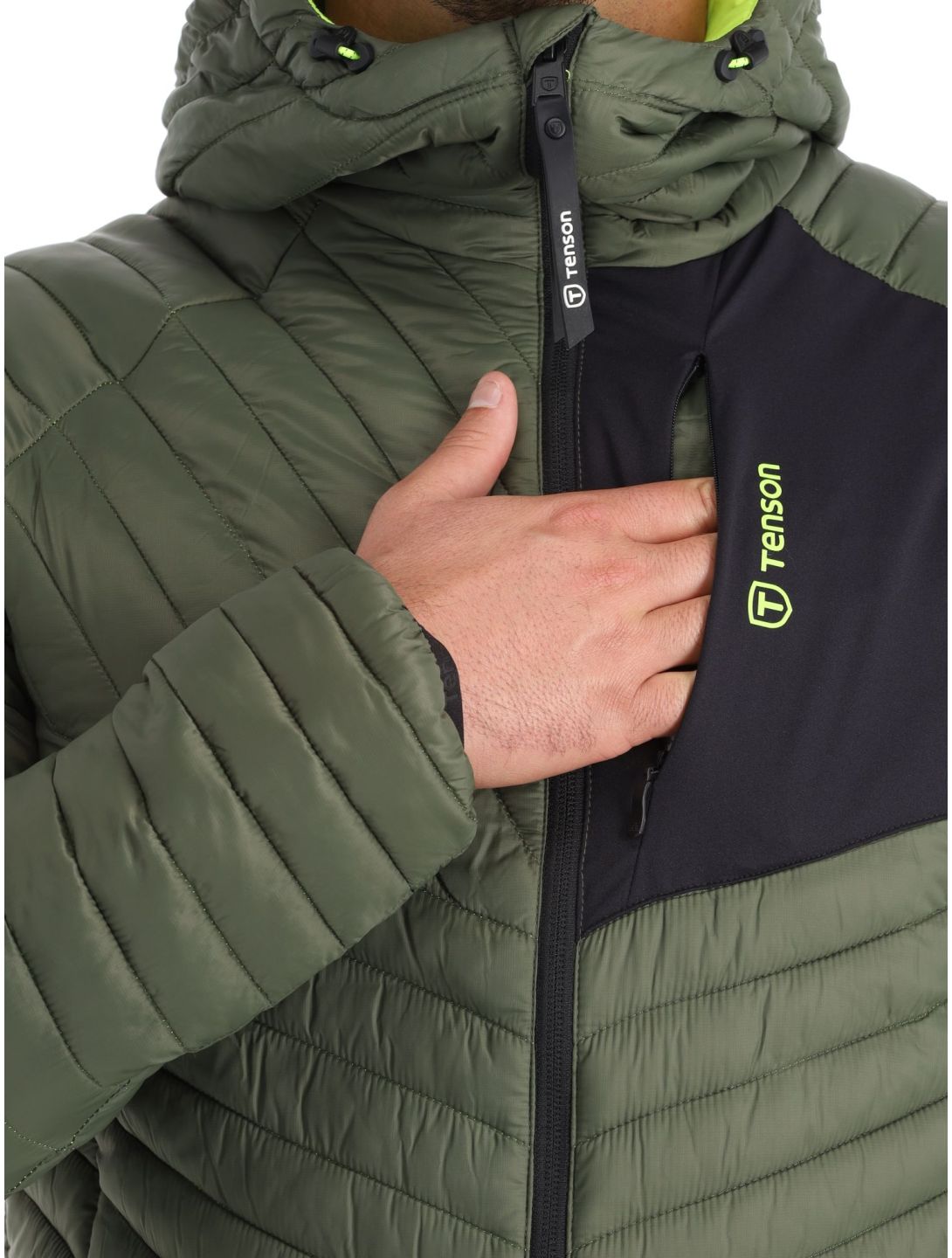 Tenson, Touring Puffer donsjas heren Dark Olive groen 