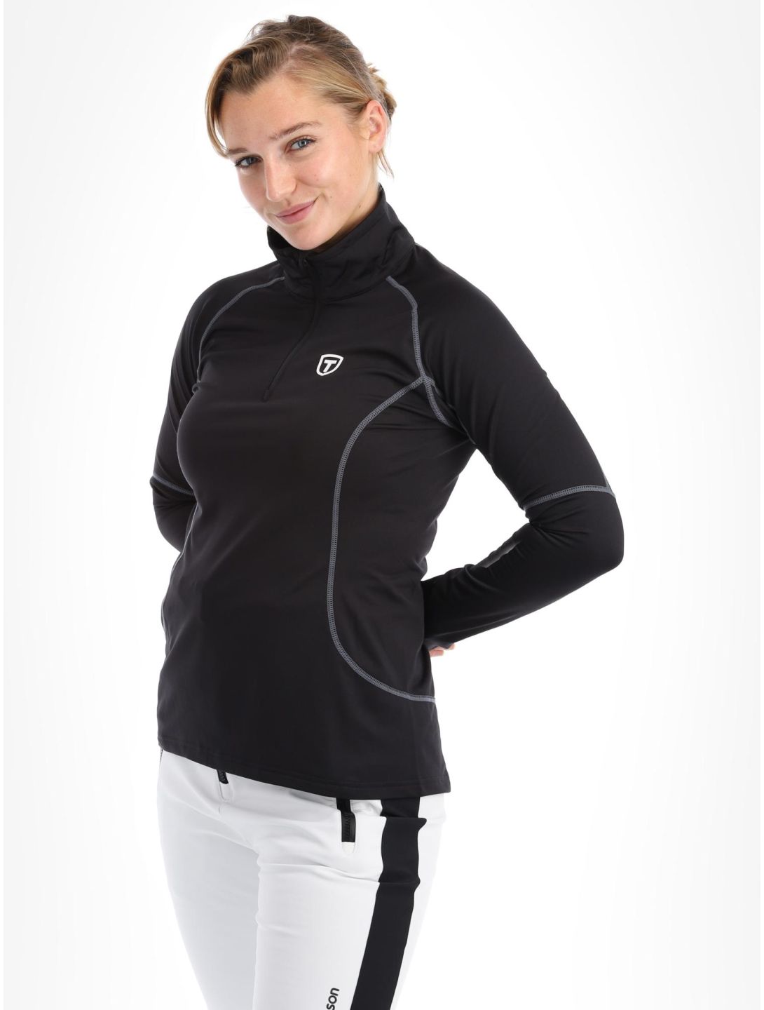 Tenson, TXlite Half Zip skipully dames Black zwart 