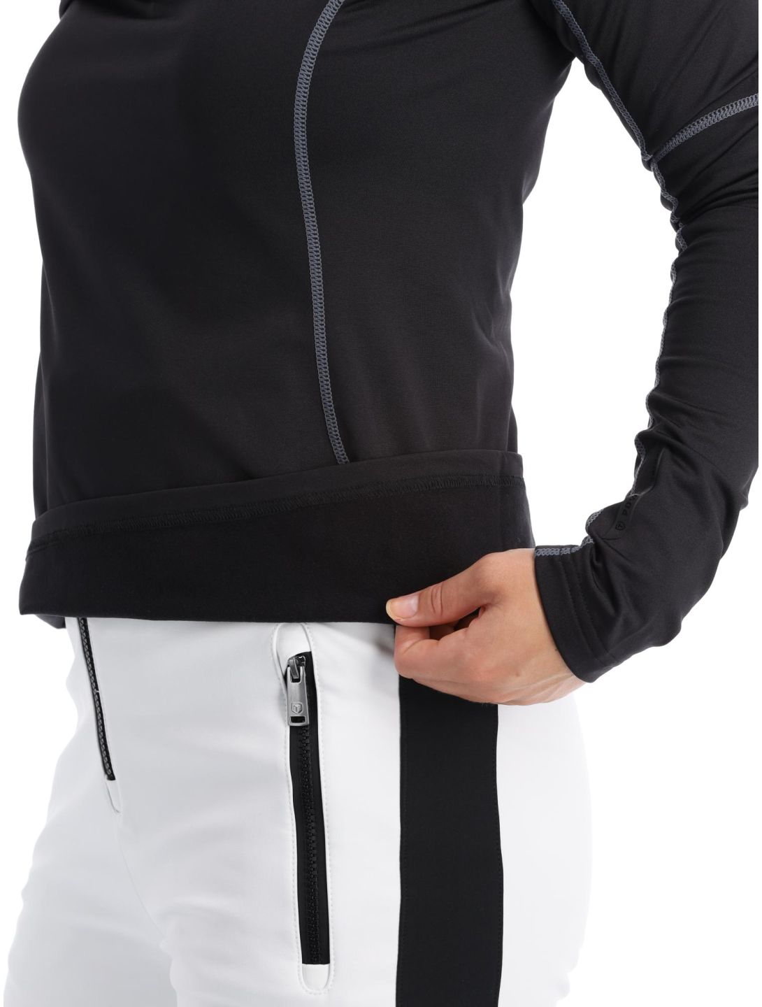 Tenson, TXlite Half Zip skipully dames Black zwart 