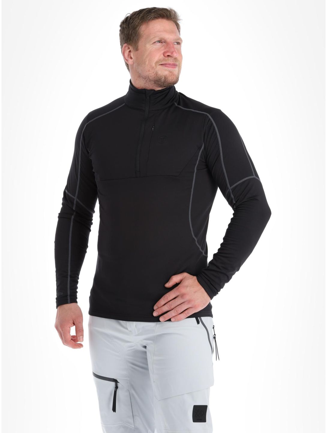 Tenson, TXlite Half Zip skipully heren Black zwart 