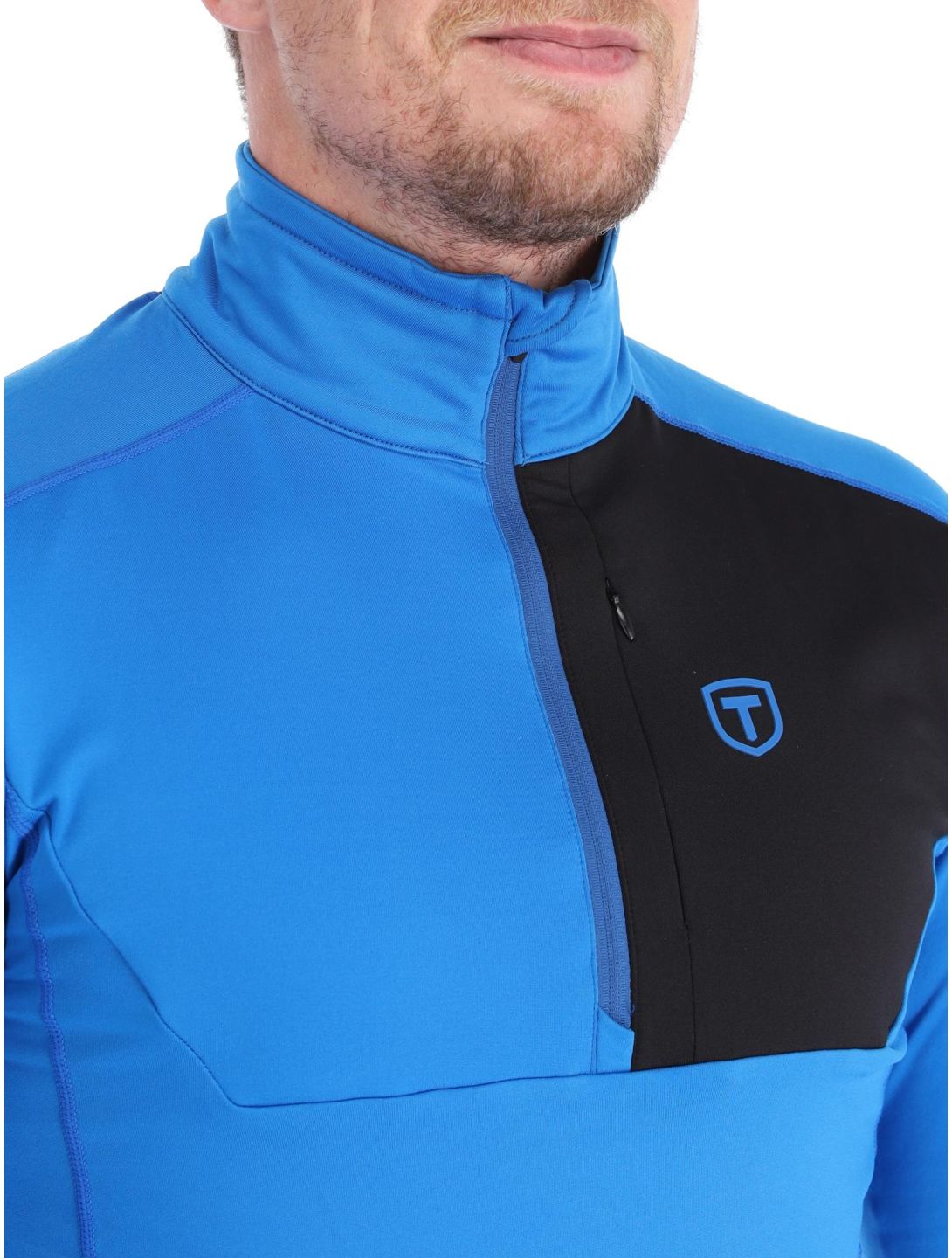 Tenson, TXlite Half Zip skipully heren Electric Blue Lemonade blauw 