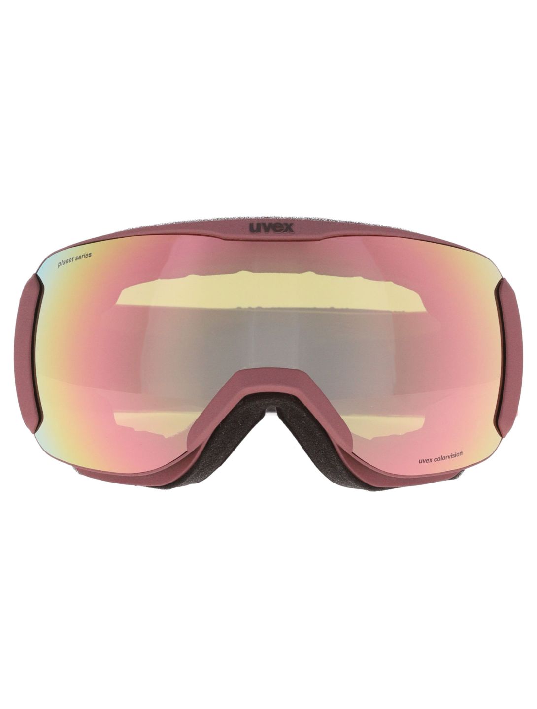 Uvex, Downhill 2100 CV S2 Planet skibril unisex Antique Rose Matt/ Mirror Rose roze 