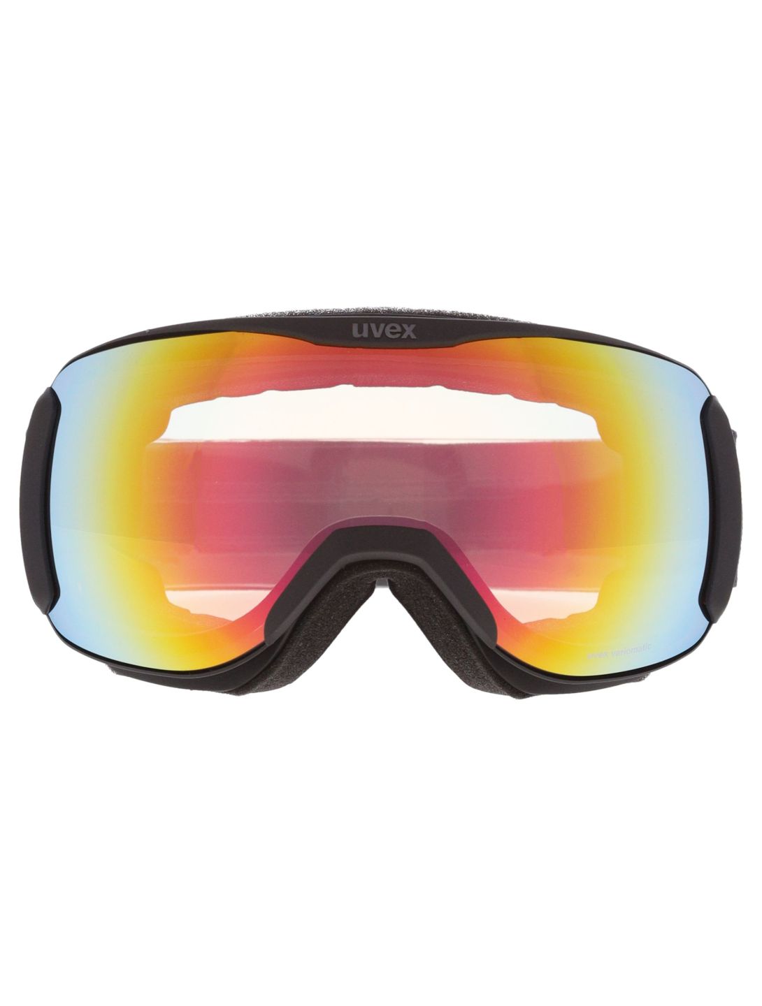 Uvex, Downhill 2100 V S1-3 skibril unisex Black Matt / Mirror Rainbow zwart 