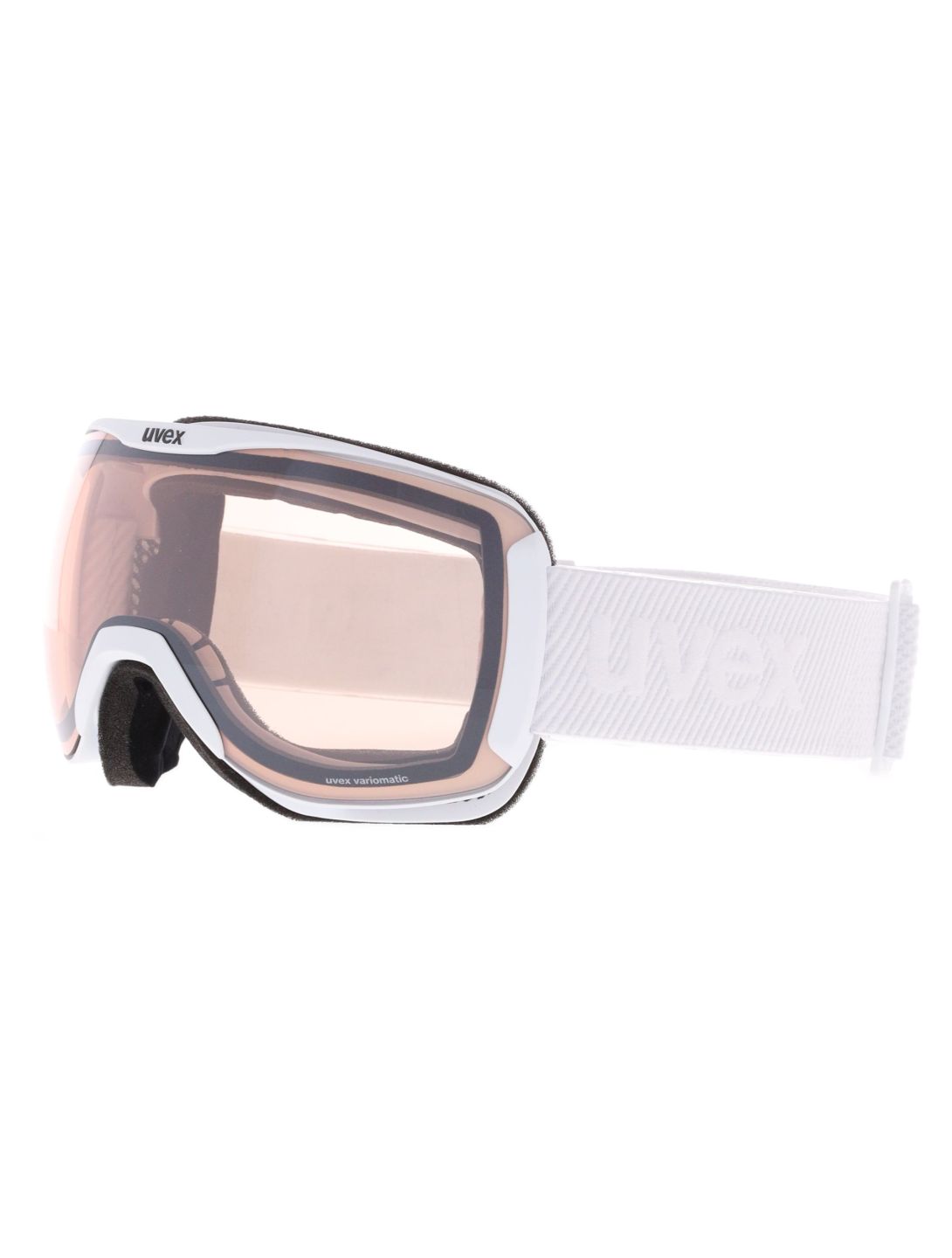 Uvex, Downhill 2100 V S1-3 skibril unisex White Matt / Mirror Silver wit 