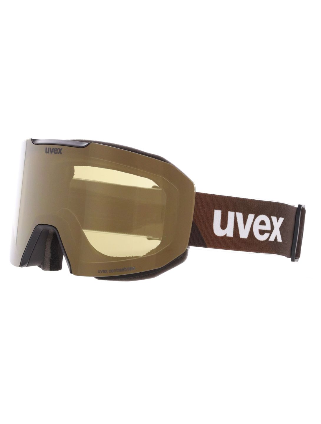 Uvex, Evidnt Attract Cv Dl/fm skibril unisex Black Matt / Mirror Copper bruin, zwart 